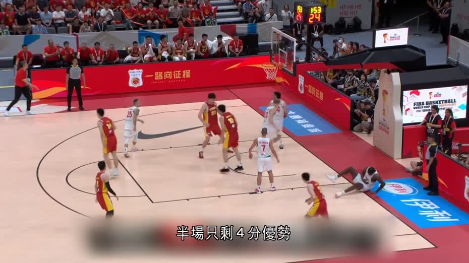 世界盃男籃亞洲區資格賽　中國89比87險勝黎巴嫩
