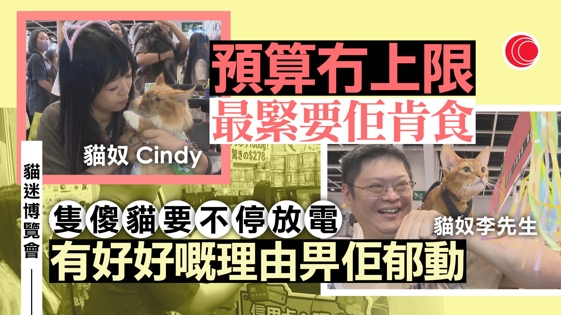 貓迷博覽會｜貓奴攜貓主子到場掃貨　參展商：人流超預期　料生意額增一至兩成