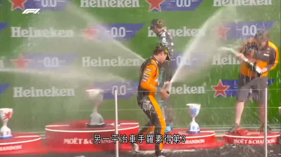 F1｜韋特本入彎失控撞牆退賽　麥拿侖諾里斯荷蘭站奪冠