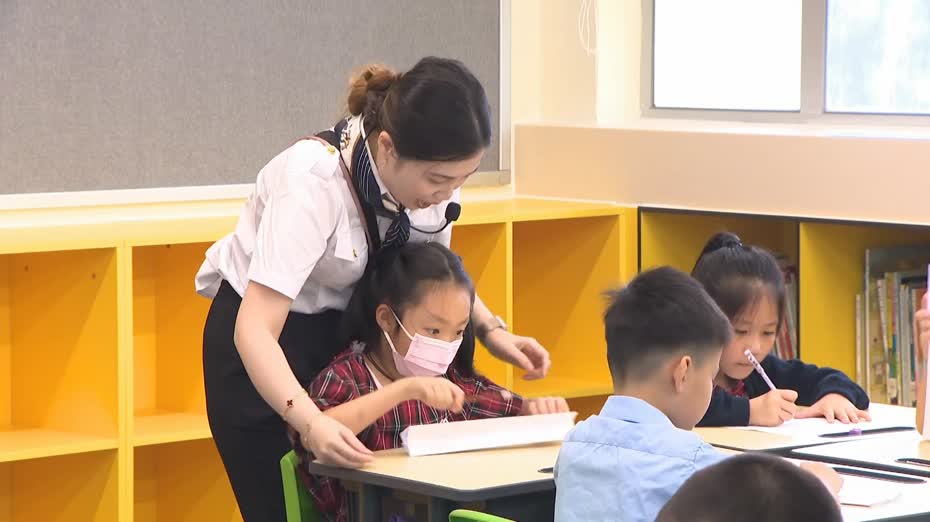 大埔浸小富善邨新校舍開學　全校師生重聚告別借校　學生感興奮：唔使咁迫