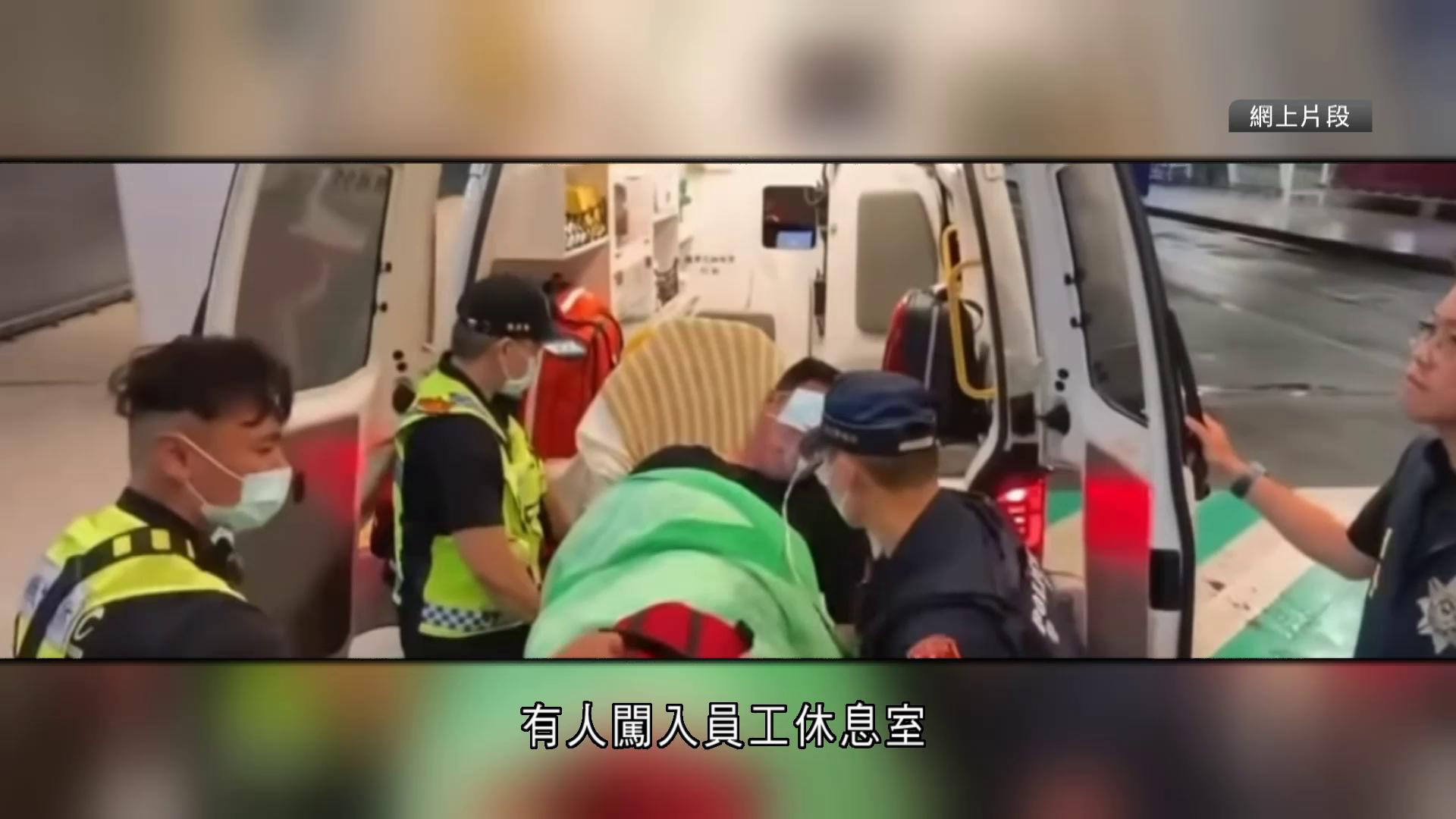 男子持刀闖桃園機場國泰員工休息室　遭當地警方拘捕