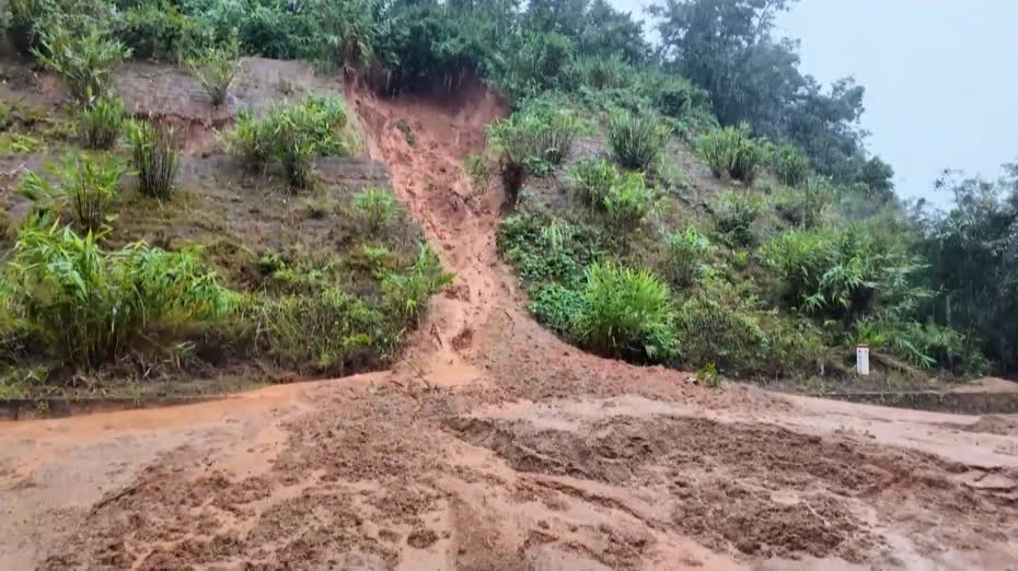 海南五指山暴雨　降雨破68年紀錄