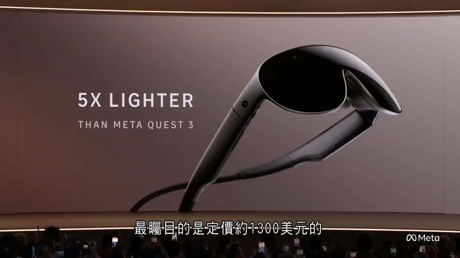 Meta推AI版VR眼鏡　朱克伯格：賦予用家「超級能力」
