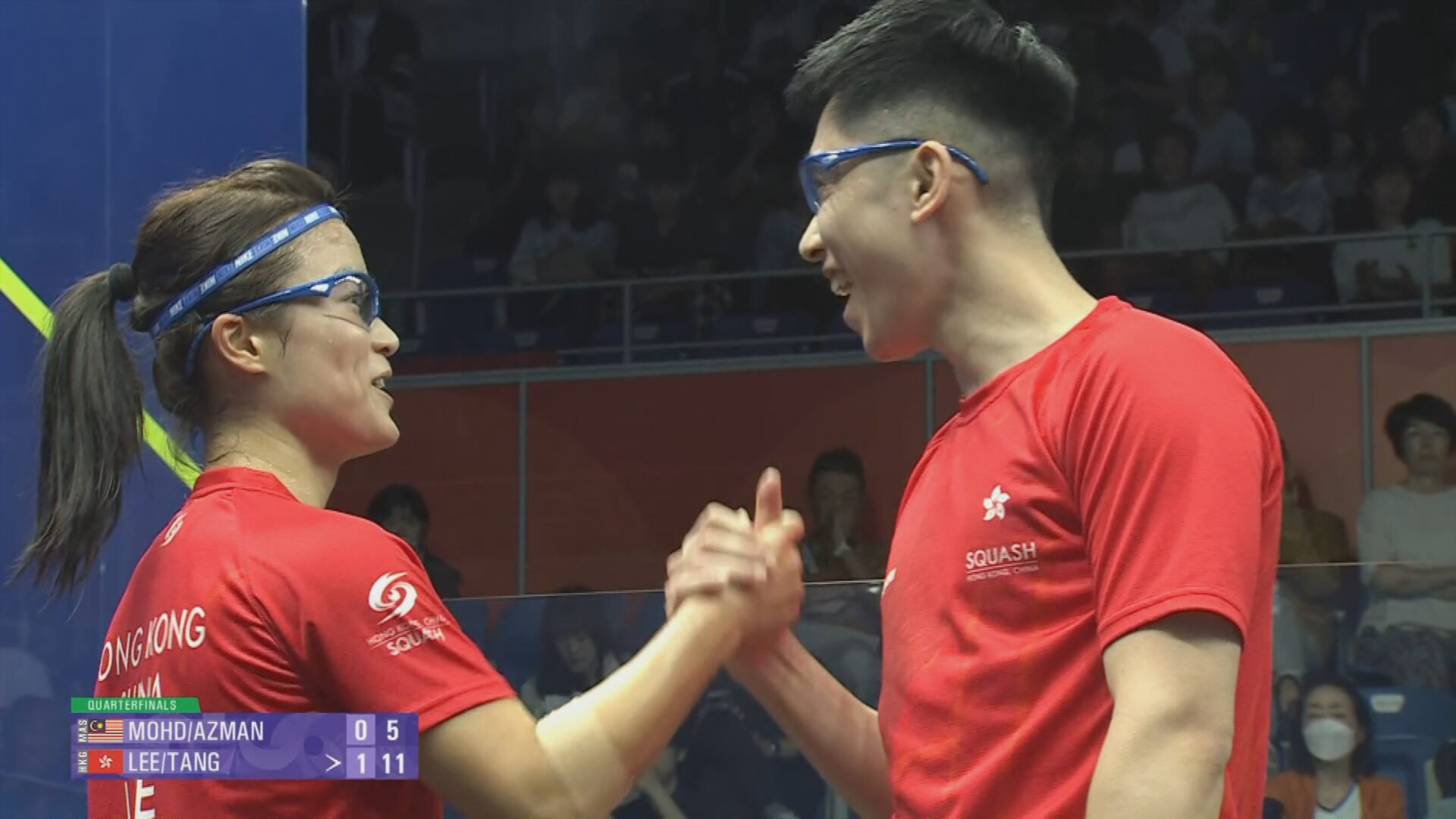 名古屋亞運｜鄧銘漮、李嘉兒闖壁球混雙4強　穩奪獎牌