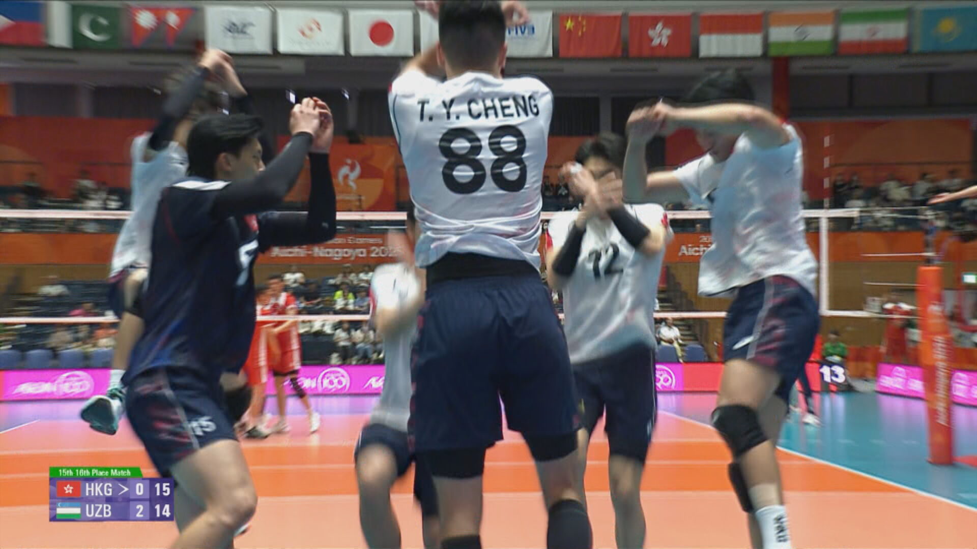 名古屋亞運｜男排名次賽港隊不敵烏茲別克　直落三局落敗第16名完成