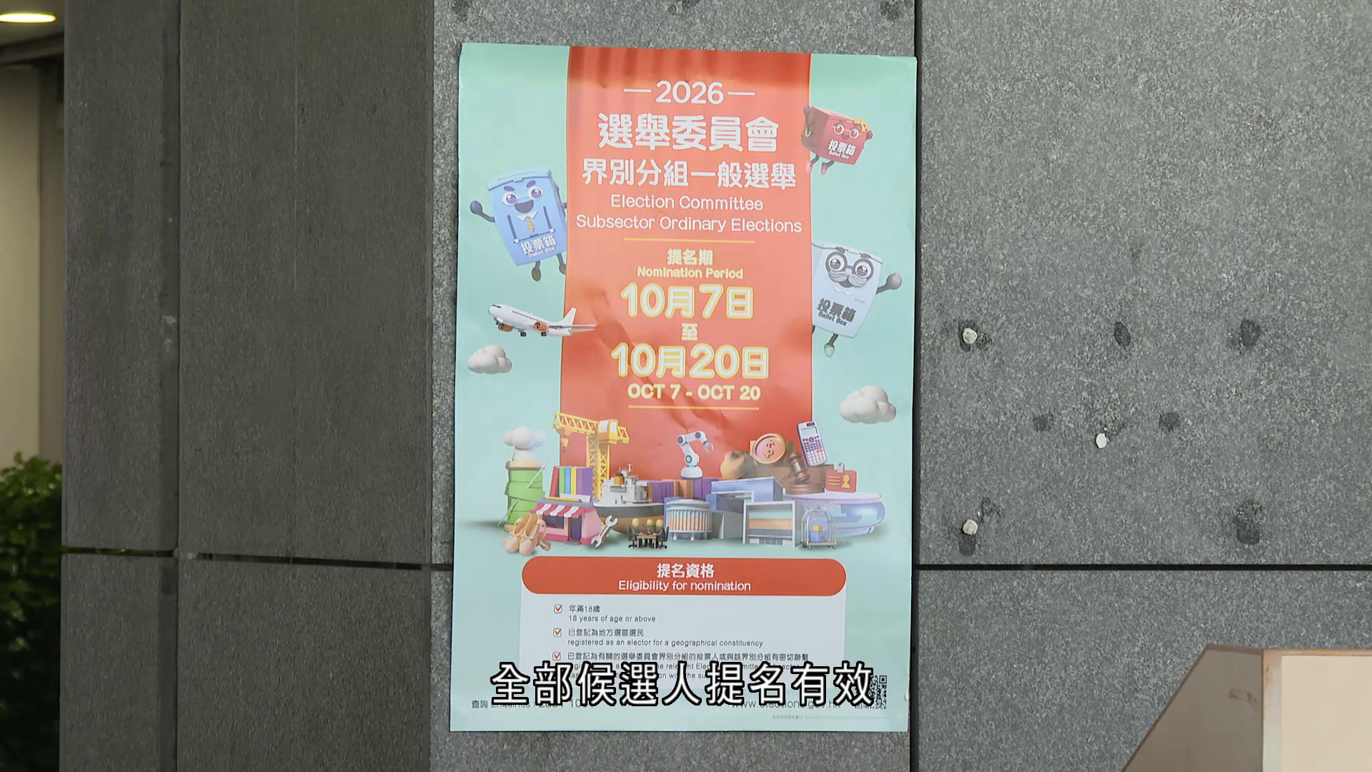選委會選舉｜1,115份提名全部有效